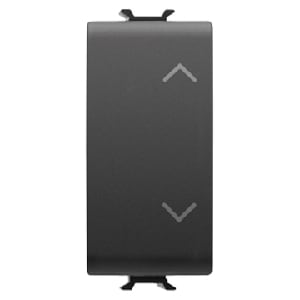 GEWISS - GEWGW12121 COMMUTATORE 1M 1P 10AX SU-GIU NERO