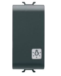 GEWISS - GEWGW12151 PULSANTE 1M 1P NA 16A LUCE NERO