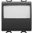 GEWISS - GEWGW12191 PULS.2M 1P NA 10A TARGA PORTAN.ILL.N.