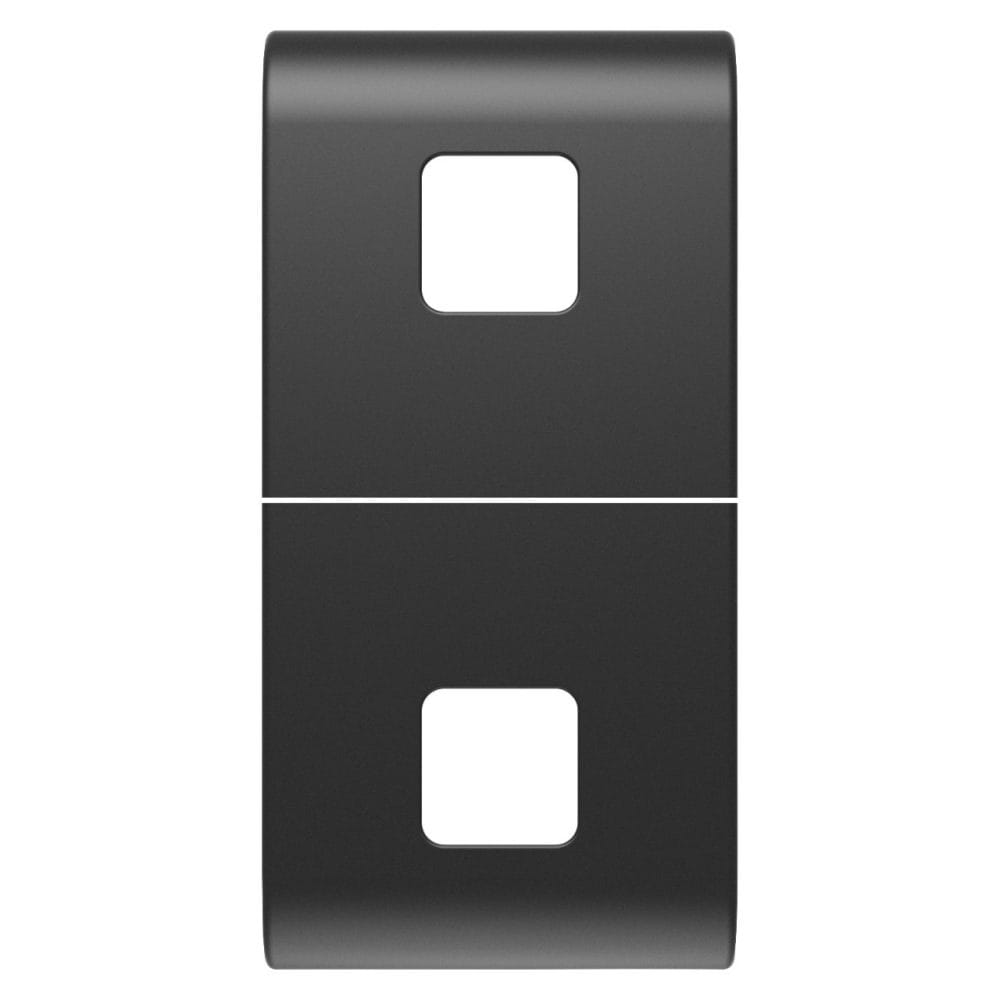 GEWISS - GEWGW12553S TASTO INTERC.2 LENTI 1M NERO