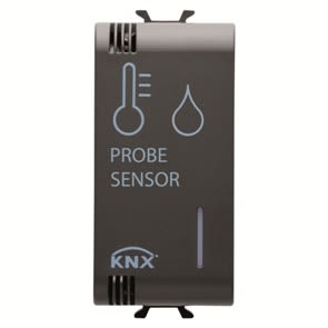GEWISS - GEWGW12762H SENSORE DI TEMPERATURA/UMIDITÀ - KNX/EASY - 1 MODULO - NERO - CHORUSMART