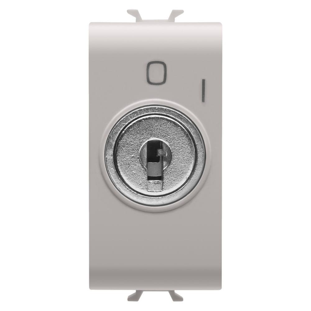 GEWISS - GEWGW13145 PULSANTE 1M 2P NA 10A+CHIAVE BEIGE