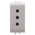 GEWISS - GEWGW13201 PRESA 1M 2P+T 10A P11 ST.ITA.BEIGE