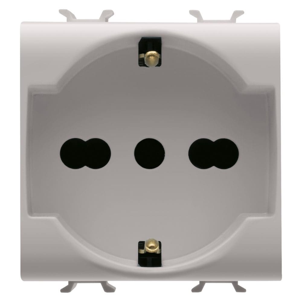 GEWISS - GEWGW13204 PRESA 2M 2P+T 16A BIV. ST.ITA./TED. BE