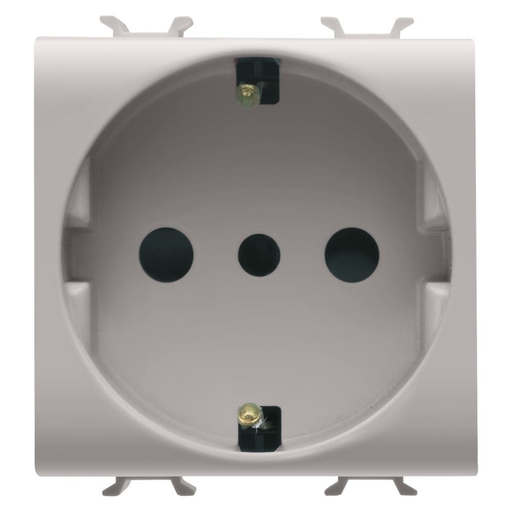 GEWISS - GEWGW13205 PRESA 2M 2P+T 16A P30 ST.ITA./TED.BEIGE