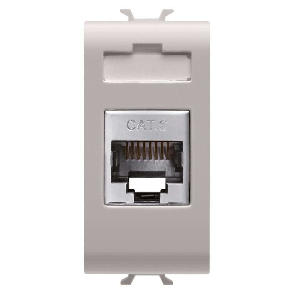 GEWISS - GEWGW13424 CONNETTORE RJ45 1M CAT.6 FTP BEIGE