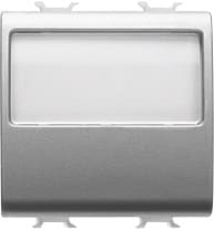 GEWISS - GEWGW14191 PULS.2M 1P NA 10A TARGA PORTAN.ILL.TIT.