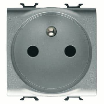GEWISS - GEWGW14247 PRESA 2M 2P+T 16A ST.FRA.TITANIO