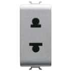 GEWISS - GEWGW14287 PRESA 1M 2P 15A ST.EUROUSA TITANIO