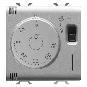 GEWISS - GEWGW14705 TERMOSTATO 2M 230VAC-50/60HZ TITANIO