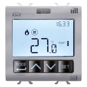 GEWISS - GEWGW14795H TERMOSTATO T+H KNX INCASSO TITANIO