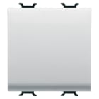 GEWISS - GEWGW15171F PULSANTE UNIPOLARE 250V ac - MORSETTI CABLAGGIO RAPIDO - NA 16A - TASTO NEUTRO - 2 MODULI - BIANCO SATINATO - CHORUSMART
