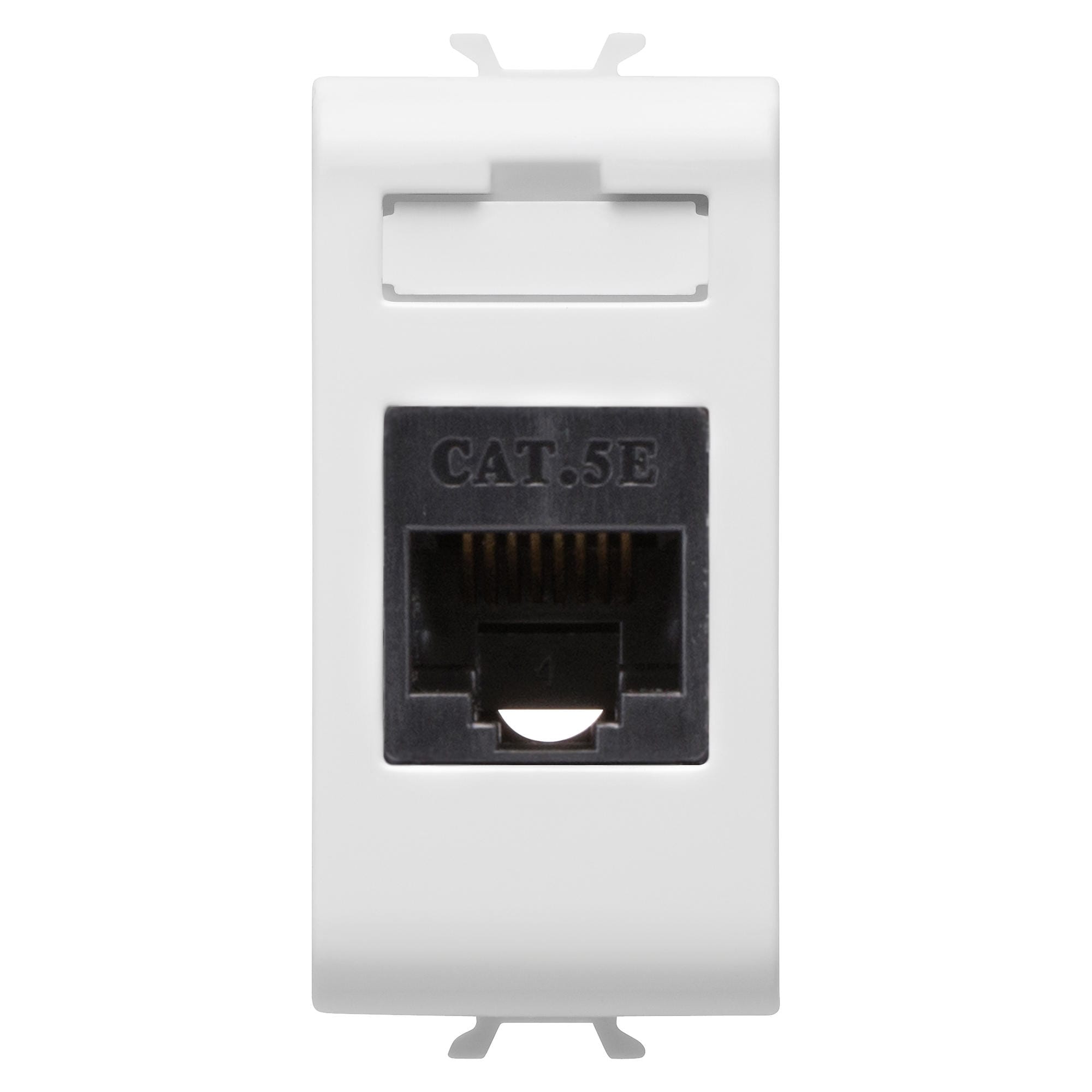 GEWISS - GEWGW15421 PRESA RJ45 - CATEGORIA 5e - UTP - 1 MODULO - CHORUSMART BIANCO SATINATO