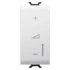 GEWISS - GEWGW15572A REGOLATORE ELETTRONICO UNIVERSALE - A PULSANTE - 230V ac 50/60Hz - 1 MODULO - BIANCO SATINATO - CHORUSMART