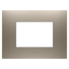 GEWISS - GEWGW16003BR PLACCA EGO 3M BRONZO CHIARO