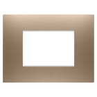 GEWISS - GEWGW16003CS PLACCA EGO 3M RAME CHIARO