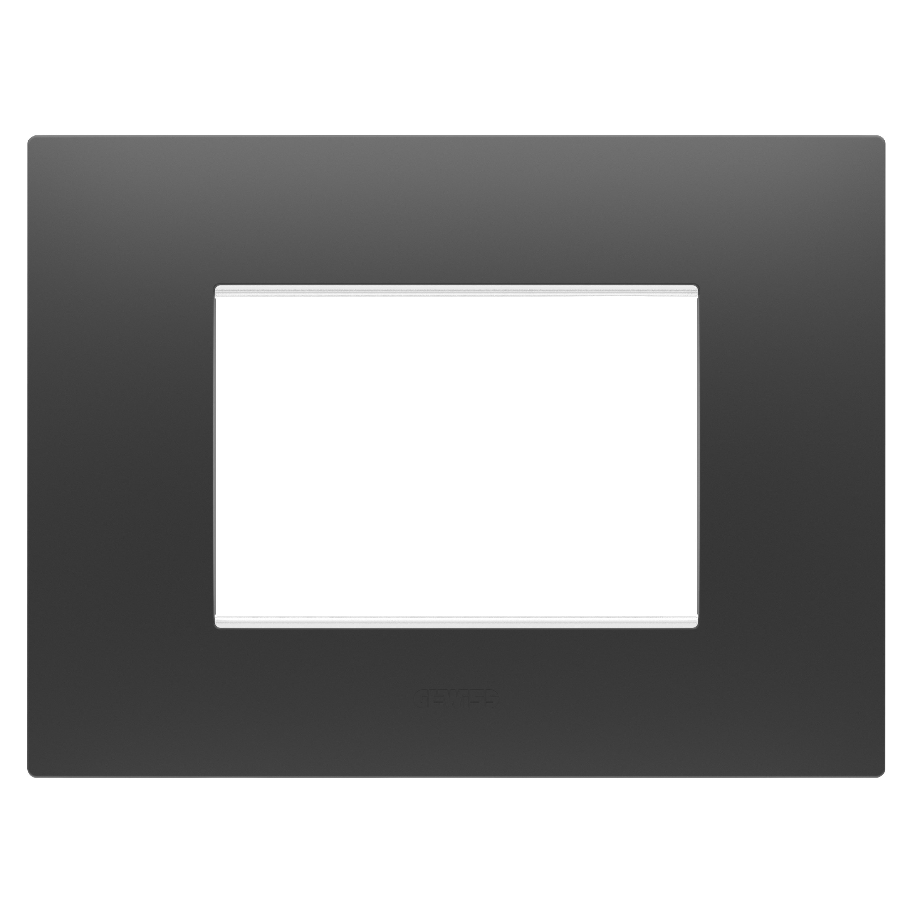 GEWISS - GEWGW16003DB PLACCA EGO 3M NERO SATINATO