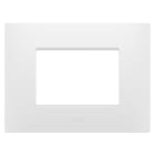 GEWISS - GEWGW16003PW PLACCA EGO - IN TECNOPOLIMERO - 3 POSTI - BIANCO SATINATO - CHORUSMART