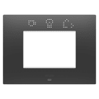 GEWISS - GEWGW16003SDB PLACCA EGO SMART 3M NERO SATINATO