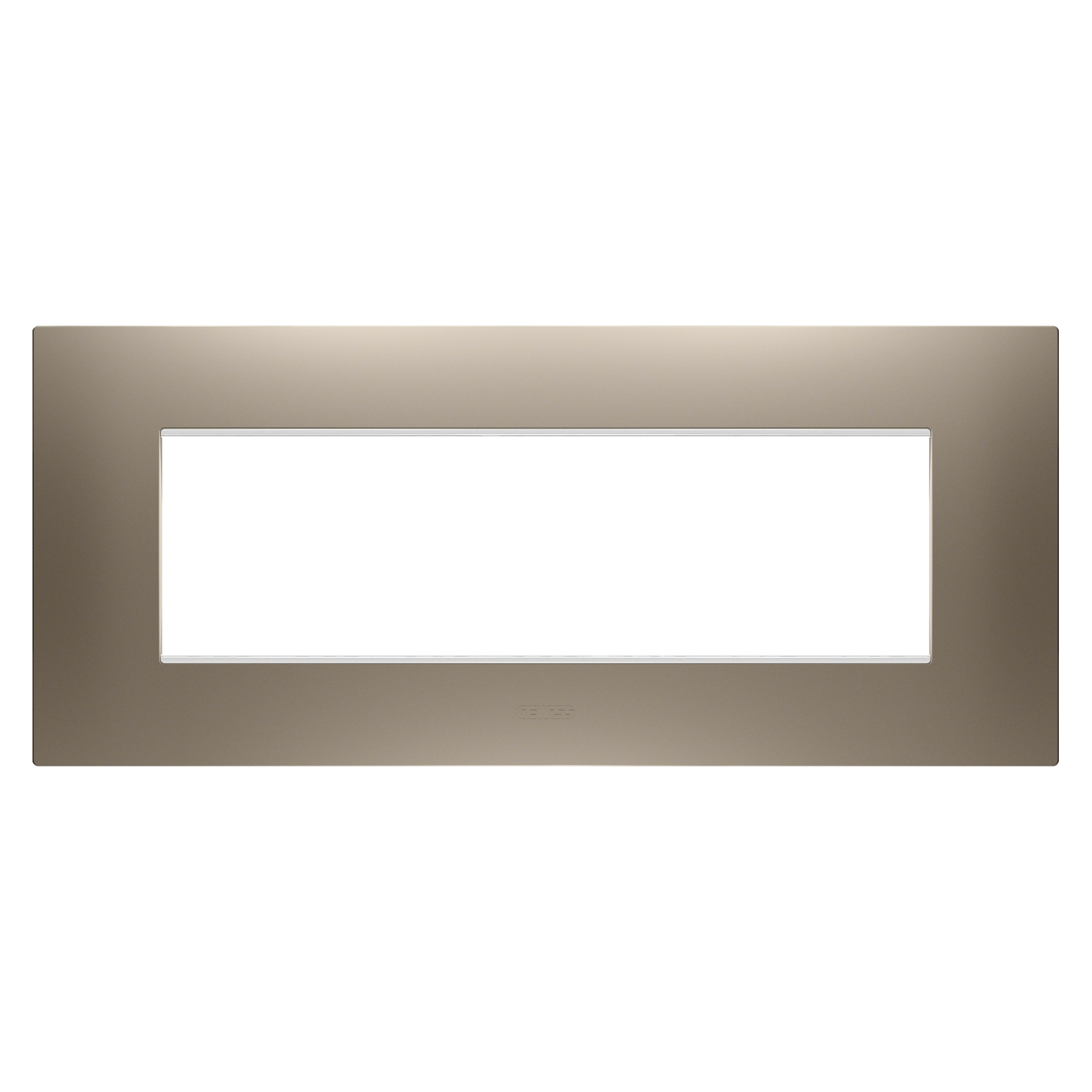 GEWISS - GEWGW16007BR PLACCA EGO 7M BRONZO CHIARO