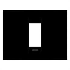GEWISS - GEWGW16101TN PLACCA ONE 1M NERO TONER
