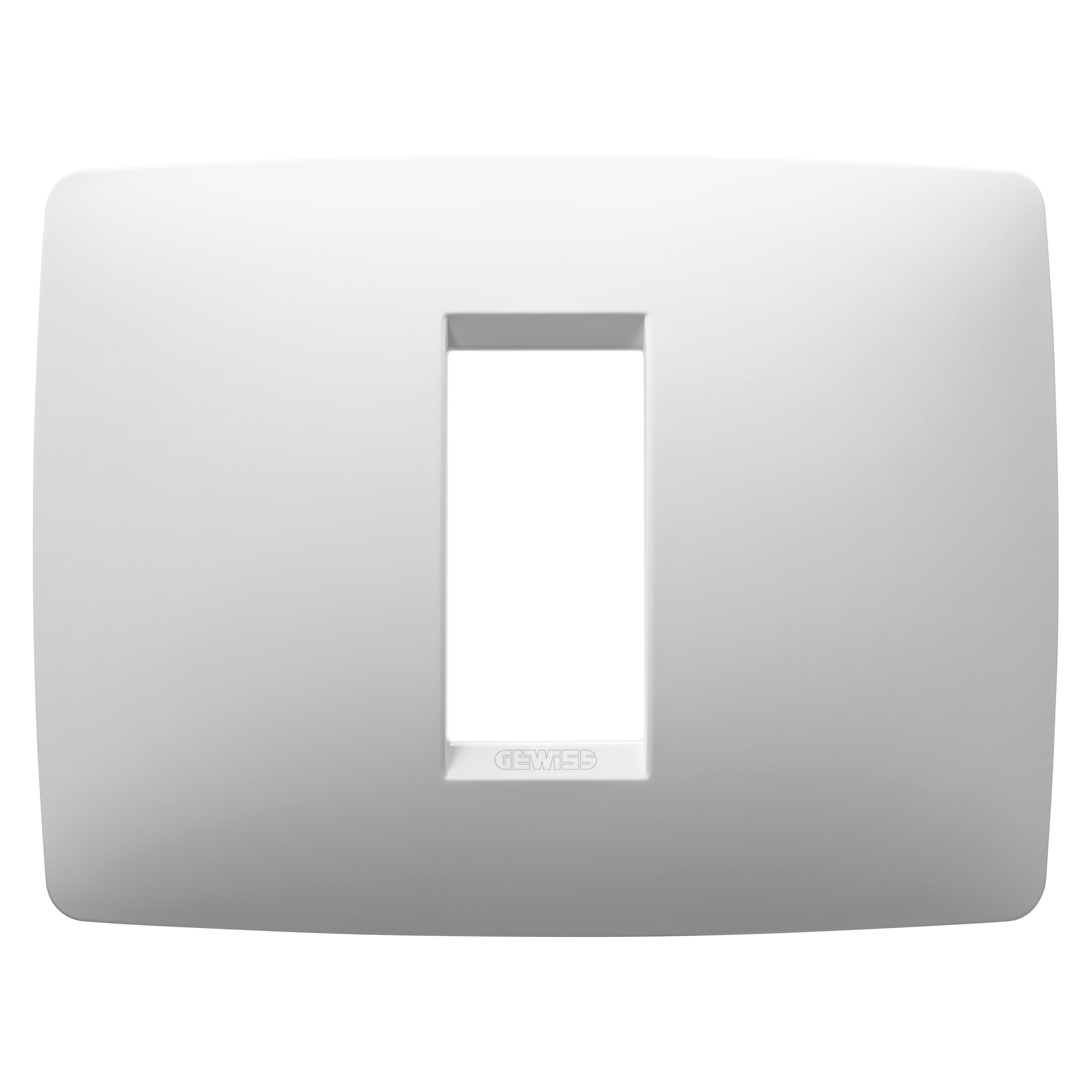 GEWISS - GEWGW16101VW PLACCA ONE 1M BIANCO SATINATO