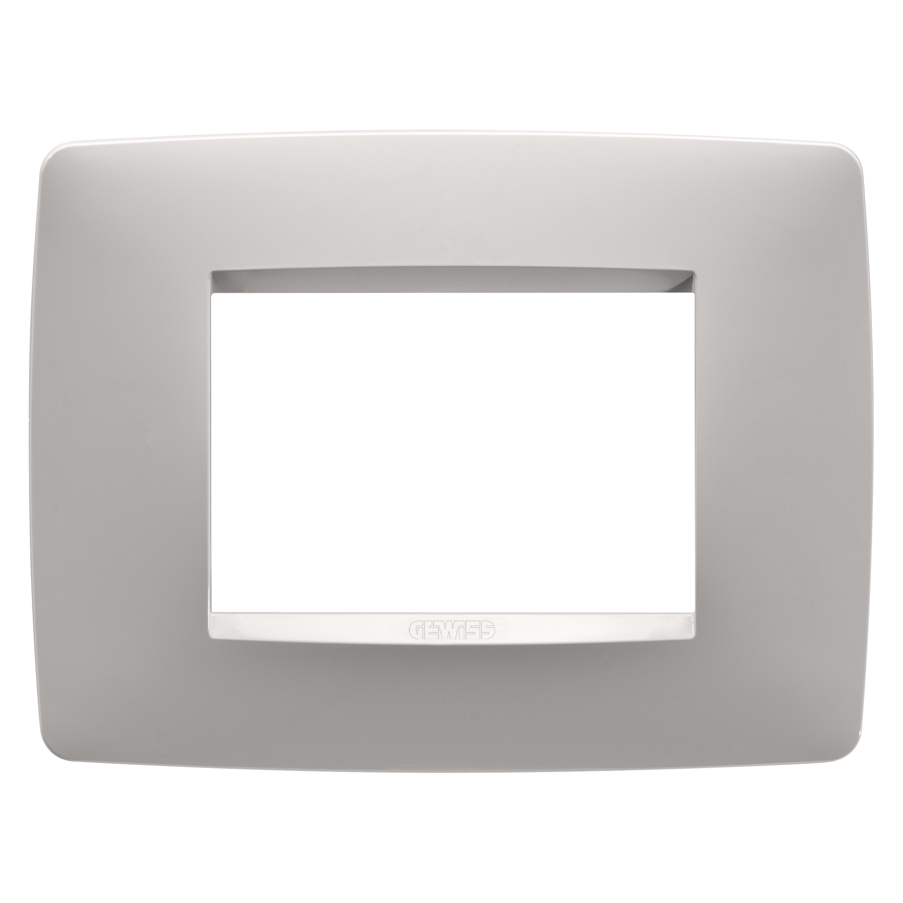 GEWISS - GEWGW16103VL PLACCA ONE - IN TECNOPOLIMERO VERNICIATO - 3 POSTI - NATURAL BEIGE - CHORUSMART