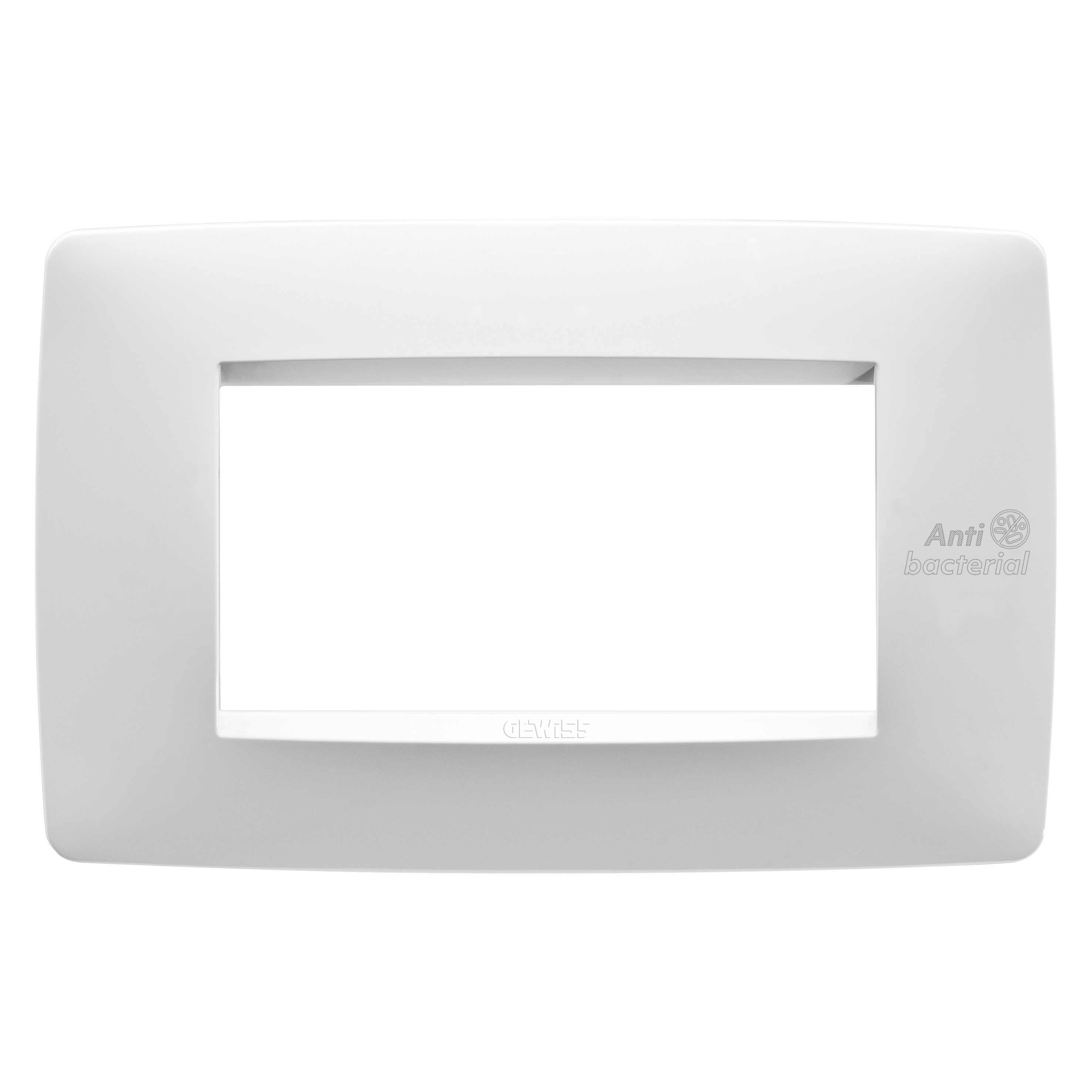 GEWISS - GEWGW16104AB PLACCA ONE 4M BIANCO ANTIBATTERICO