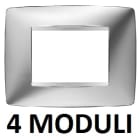 GEWISS - GEWGW16104MC PLACCA ONE 4P CROMO