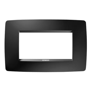 GEWISS - GEWGW16104VN PLACCA ONE 4M NERO SATINATO