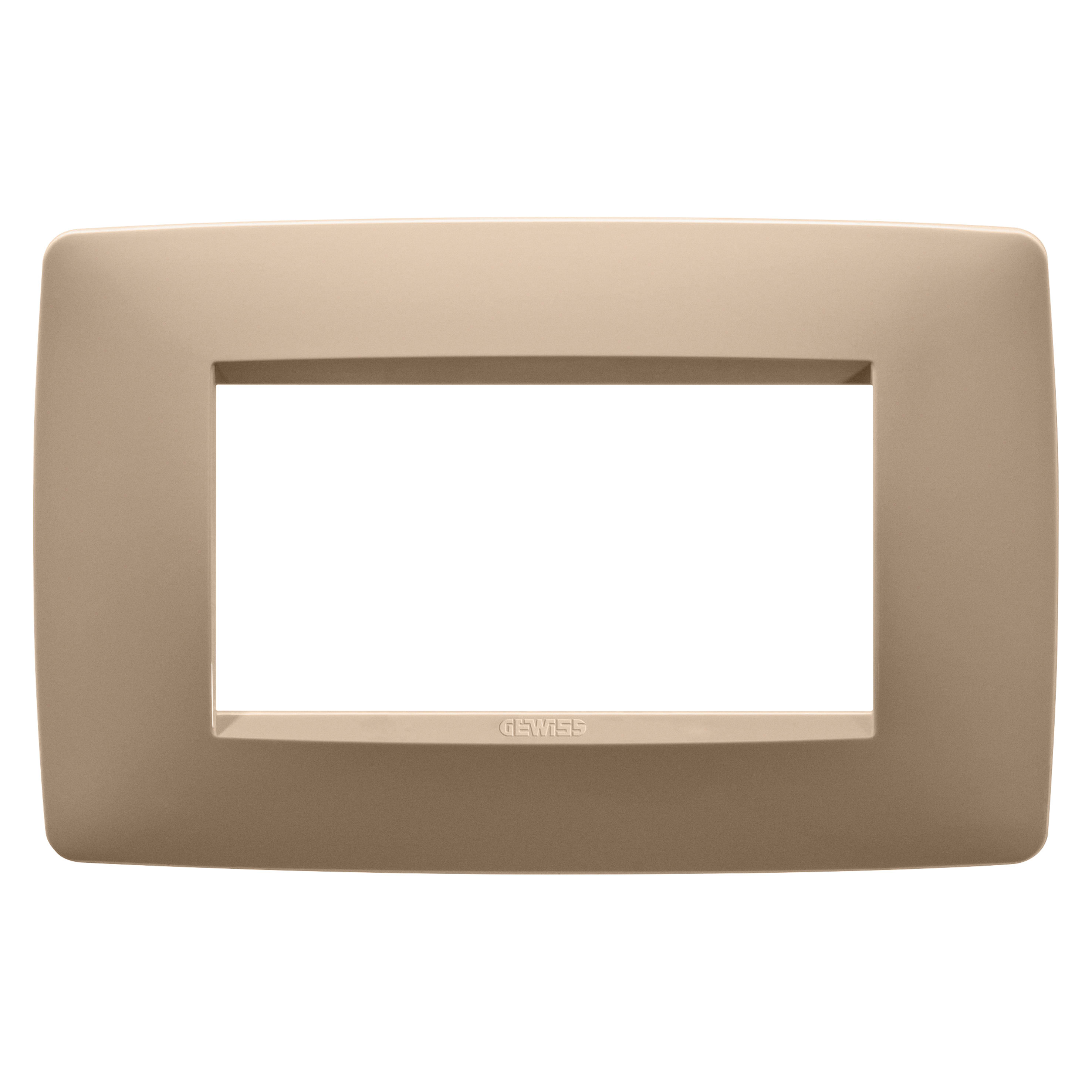 GEWISS - GEWGW16104VX PLACCA ONE 4M RAME CHIARO