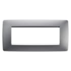 GEWISS - GEWGW16106VT PLACCA ONE - IN TECNOPOLIMERO VERNICIATO - 6 POSTI - TITANIO - CHORUSMART
