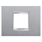 GEWISS - GEWGW16202VT PLACCA LUX 2M TITANIO