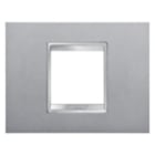 GEWISS - GEWGW16202VT PLACCA LUX 2M TITANIO