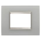 GEWISS - GEWGW16203GT PLACCA LUX 3M VETRO NATURAL REFLECT.