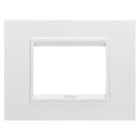 GEWISS - GEWGW16203YB PLACCA LUX - IN TECNOPOLIMERO - 3 POSTI - BIANCO MONOCHROME - CHORUSMART