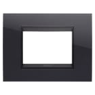 GEWISS - GEWGW16203YN PLACCA LUX 3M NERO TONER - LAVY