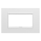 GEWISS - GEWGW16204XW PLACCA LUX 4M METAL BIANCO SATIN.MONOCHR