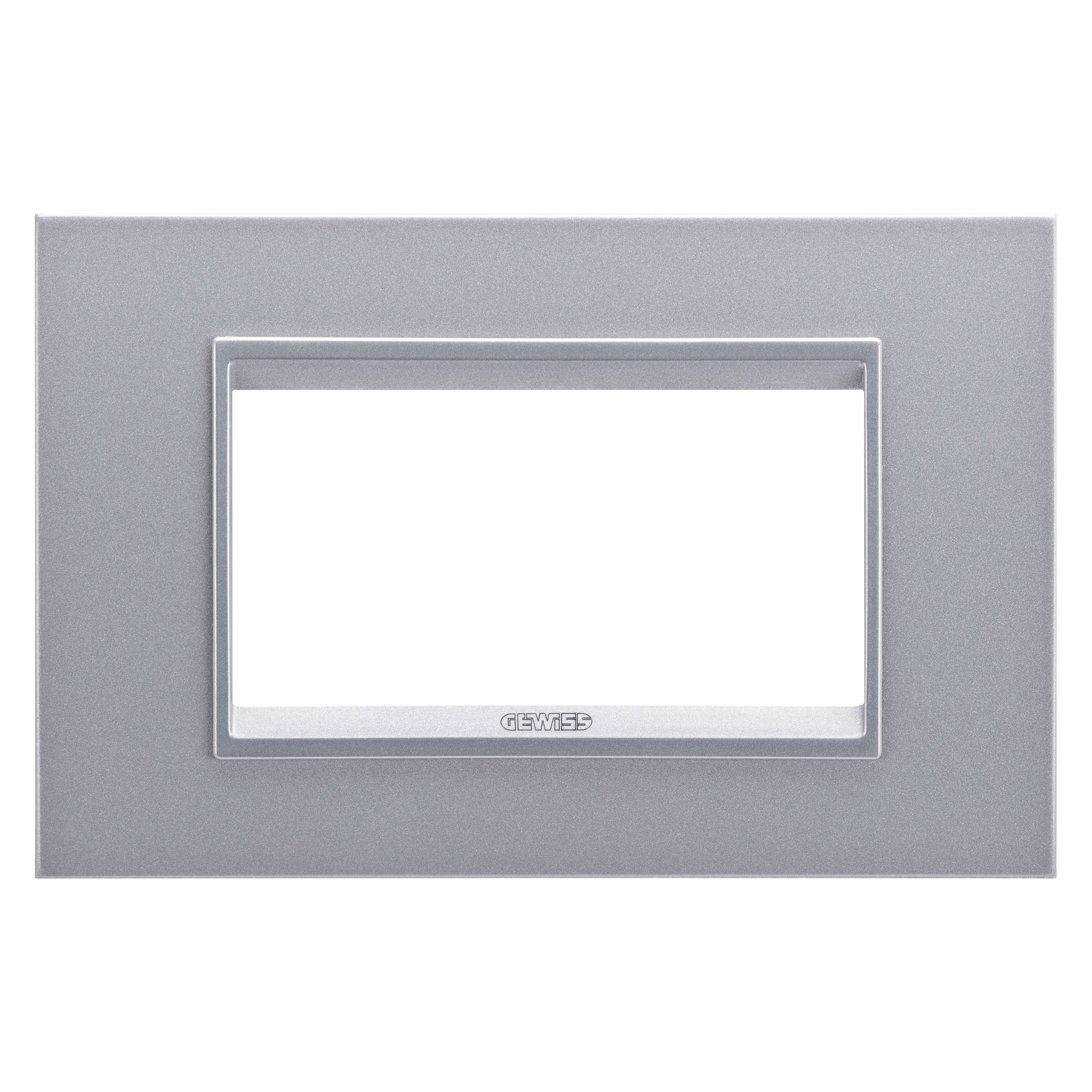 GEWISS - GEWGW16204YT PLACCA LUX 4M TITANIO MONOCHROME