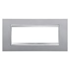 GEWISS - GEWGW16206VT PLACCA LUX 6M TITANIO