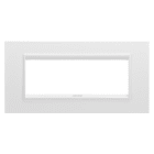 GEWISS - GEWGW16206XW PLACCA LUX 6M METAL BIANCO SATIN.MONOCHR