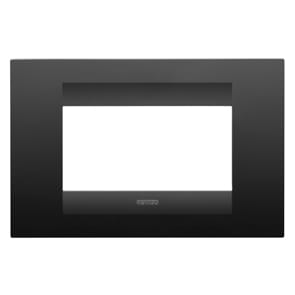 GEWISS - GEWGW16404VN PLACCA GEO 4M NERO SATINATO