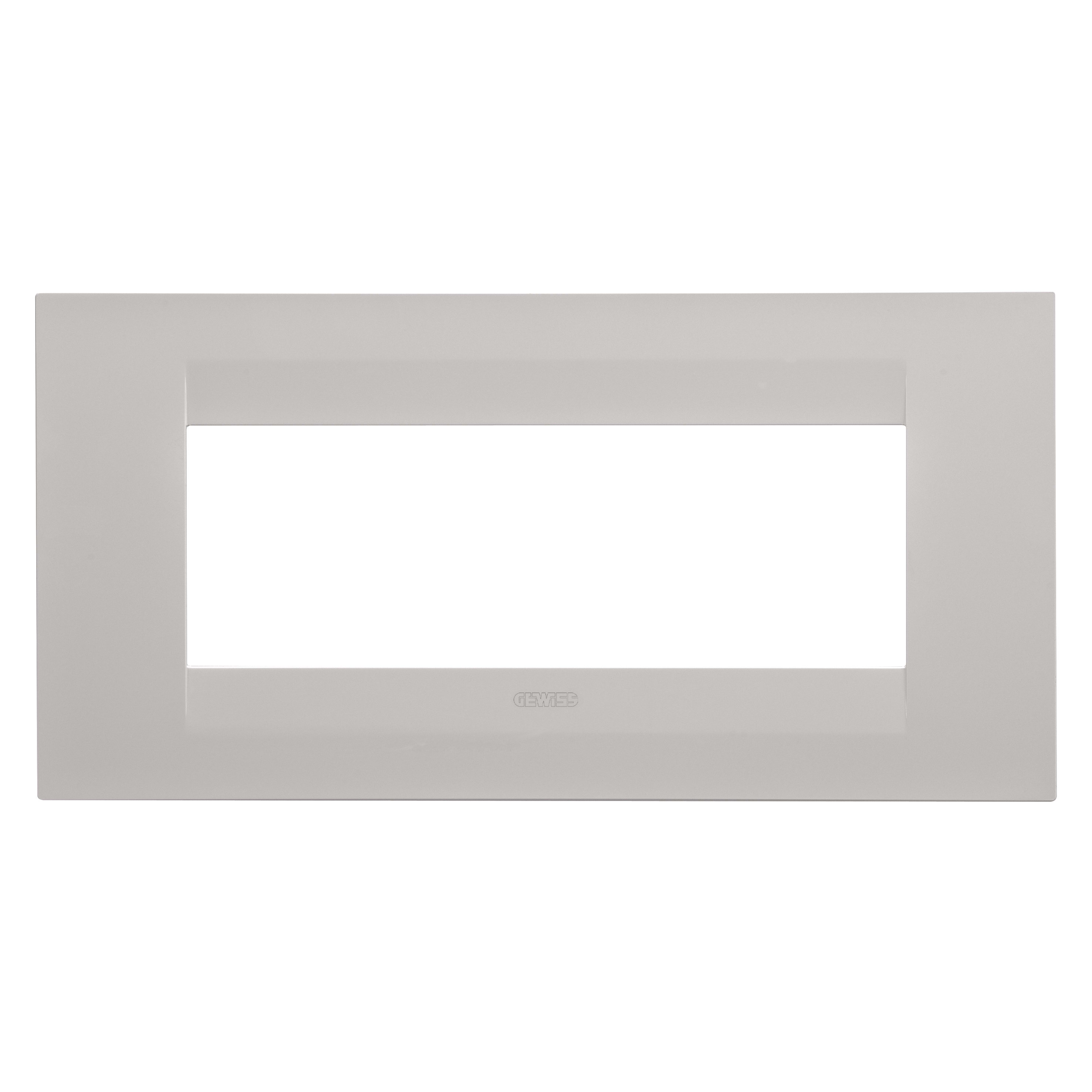 GEWISS - GEWGW16406VL PLACCA GEO - IN TECNOPOLIMERO VERNICIATO - 6 POSTI - NATURAL BEIGE - CHORUSMART