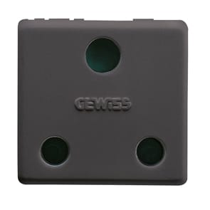 GEWISS - GEWGW21209 PRESA 2P+T 16A BRITISH STD CON SCH.SY/BK