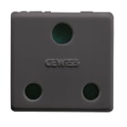 GEWISS - GEWGW21209 PRESA 2P+T 16A BRITISH STD CON SCH.SY/BK