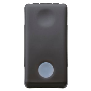 GEWISS - GEWGW21531 PULSANTE 1P NC 10A DISCH.NEUTRO SY/BK