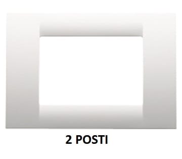 GEWISS - GEWGW22102 PLACCA 2M BIANCO NUVOLA SYSTEM VIRNA