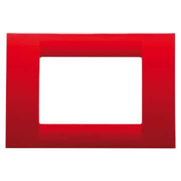 GEWISS - GEWGW22123 PLACCA 3M ROSSO GERANIO SYSTEM VIRNA