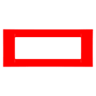 GEWISS - GEWGW22126 PLACCA VIRNA - IN TECNOPOLIMERO FINITURA LUCIDA - 6 POSTI - ROSSO GERANIO - SYSTEM