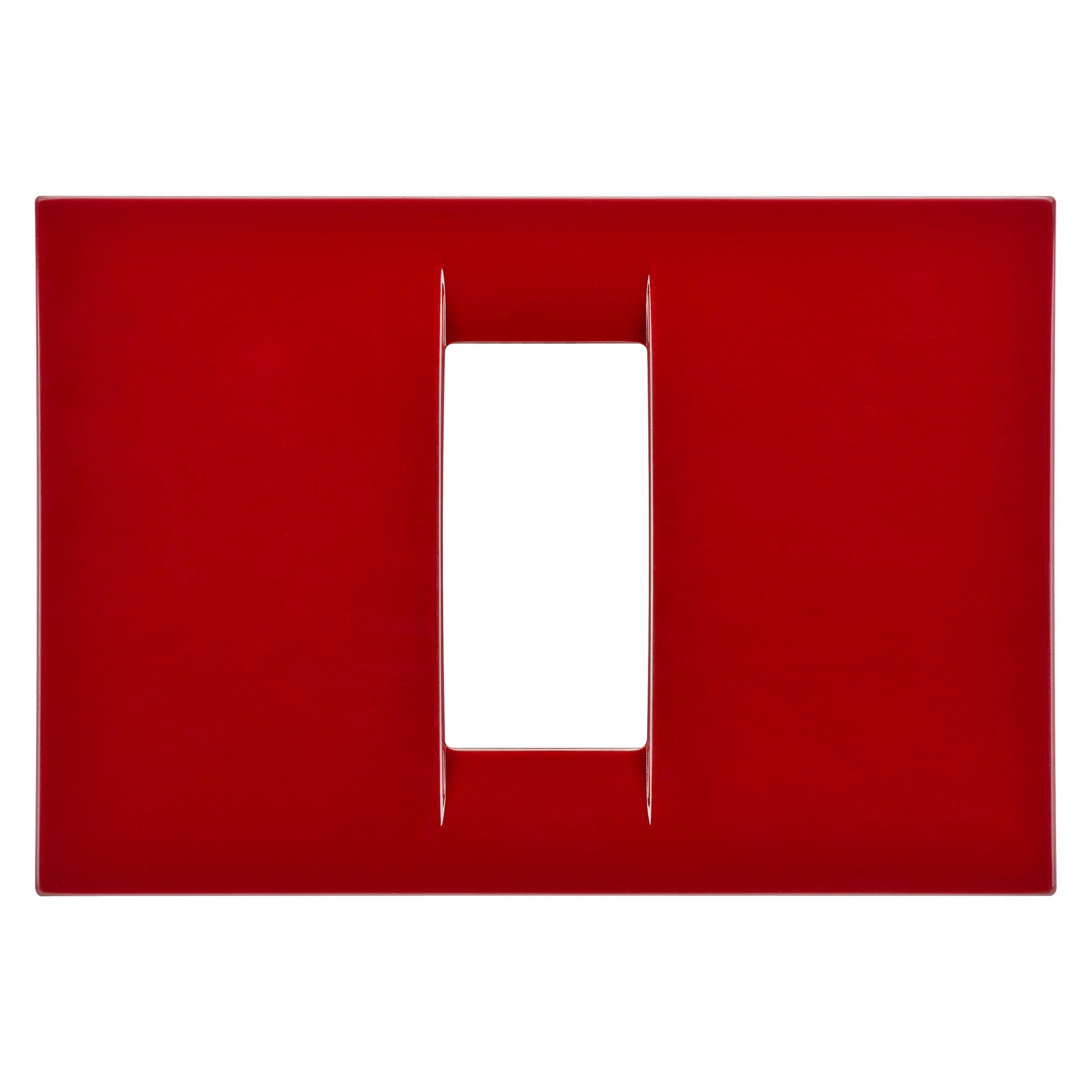 GEWISS - GEWGW22131 PLACCA 1M AMARANTO SYSTEM VIRNA